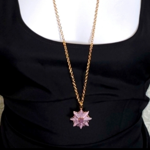 Sole Society Pave Crystal Star Pendant Necklace - Picture 1 of 9